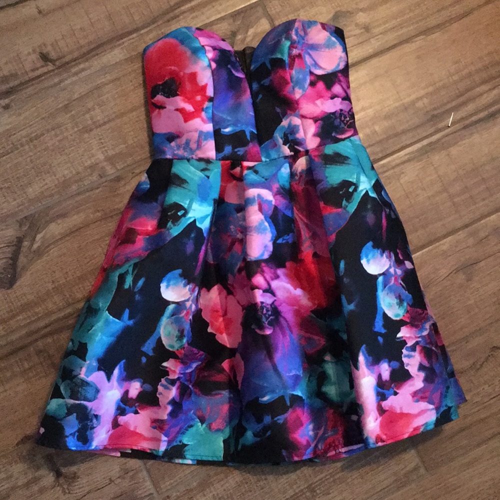 Floral formal dress